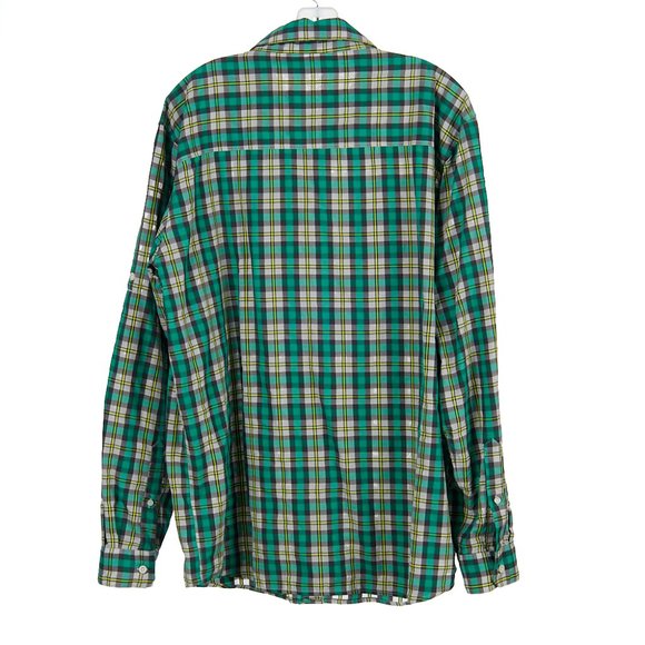 Mountain Hardwear Green Plaid Button Up Shirt Men's XL - Picture 8 of 8